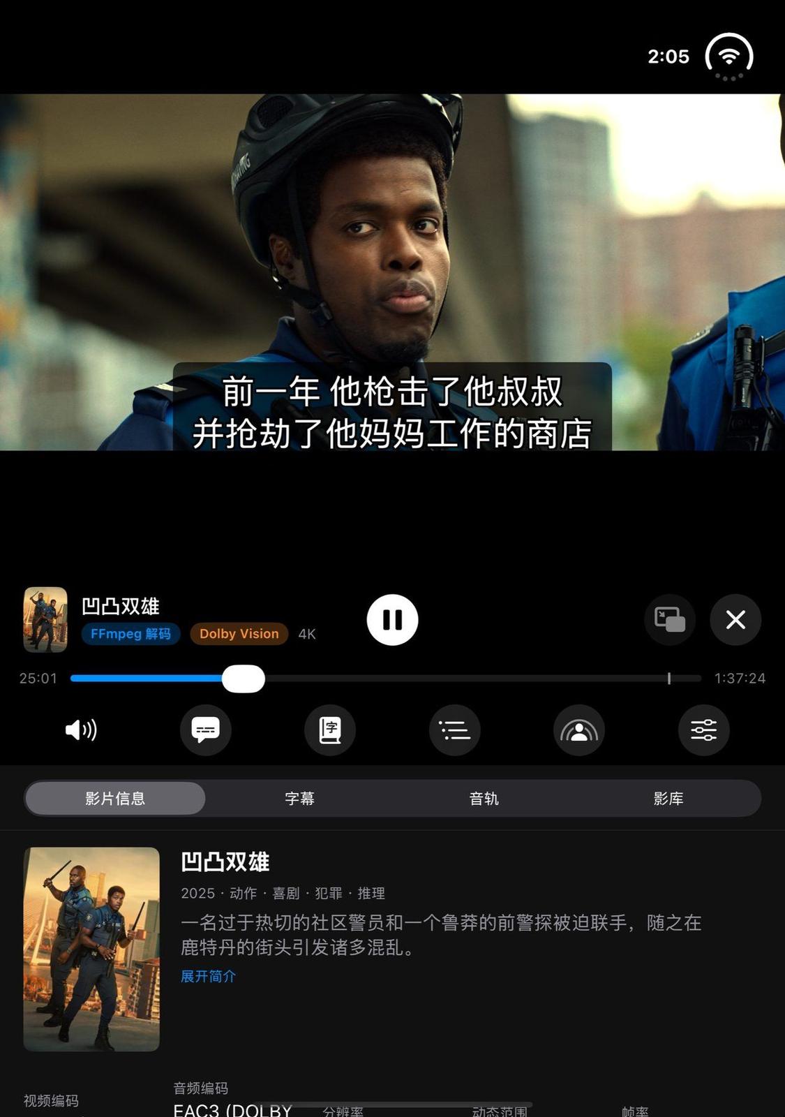 iPhone Duo 播放界面
