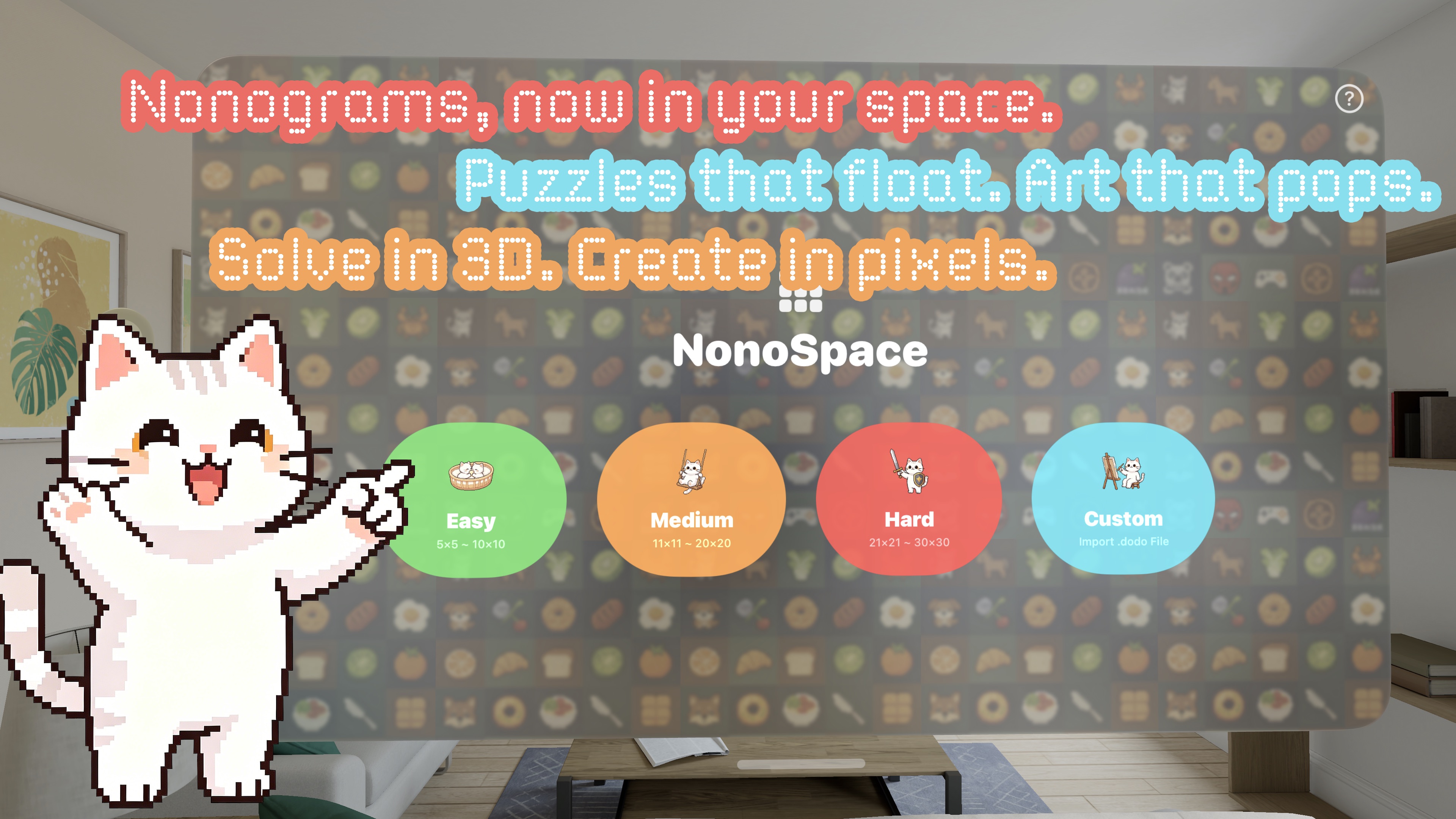Nono Space level selection preview